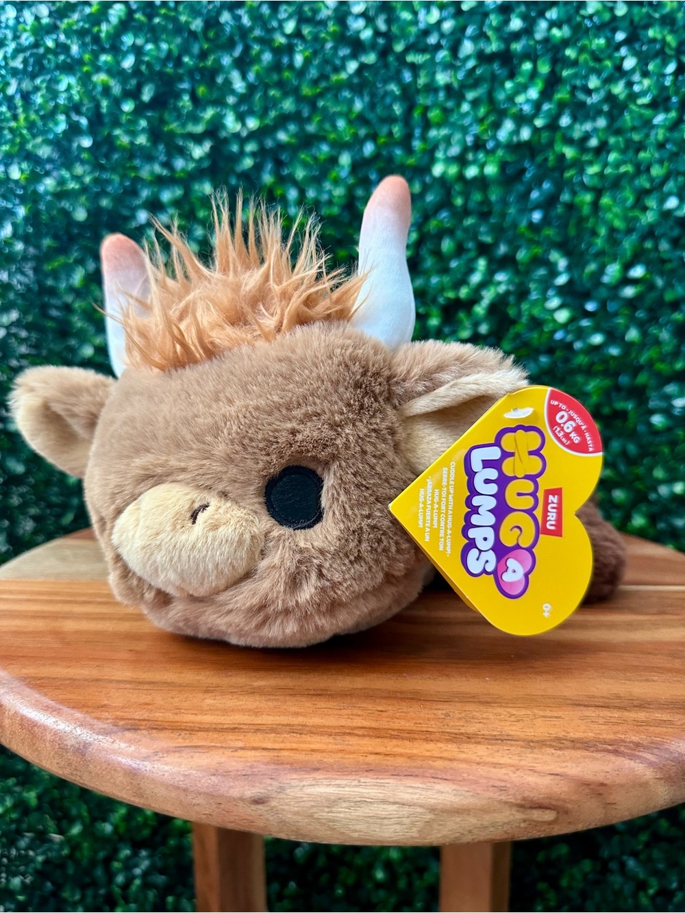 Zuru Hug-A-Lumps Fuzzy Holly the Highland Cow Weighted Plush